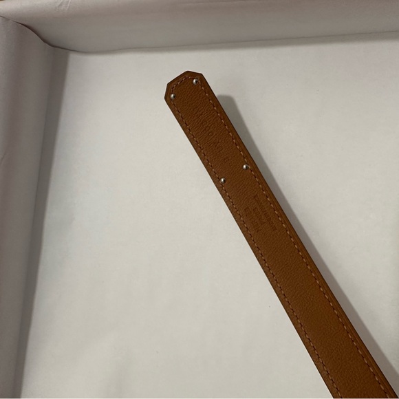 Hermes Kelly 18 Belt Mauve Pale Brand new authentic - Picture 6 of 10